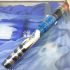 日本 Namiki 研出高蒔繪 18K 50號尖 全球限量99支 北極熊 滴入式鋼筆